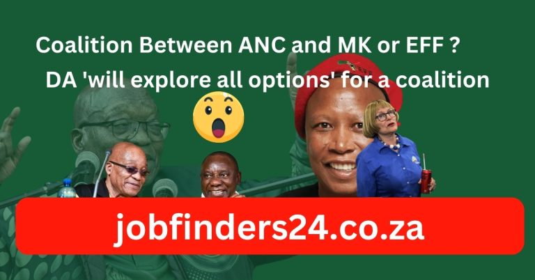 Coalition Between ANC and MK or EFF?