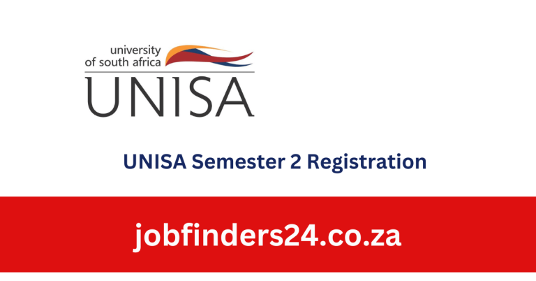 UNISA Semester 2 Registration Announcement for 2024
