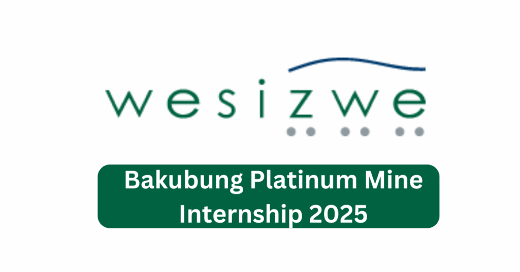 Bakubung Platinum Mine Internship 2025