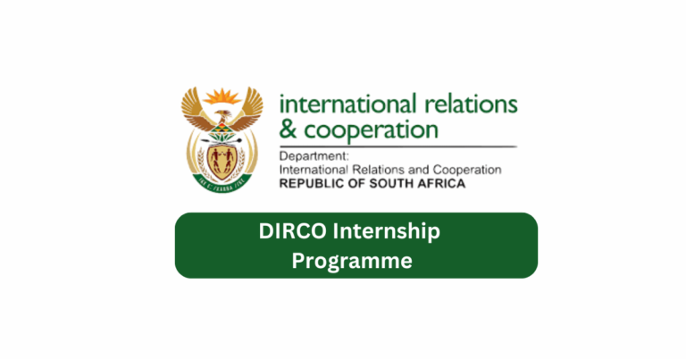 DIRCO x15 General Internship Programme 2025-2027