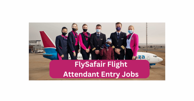 FlySafair Flight Attendant Entry Vacancies