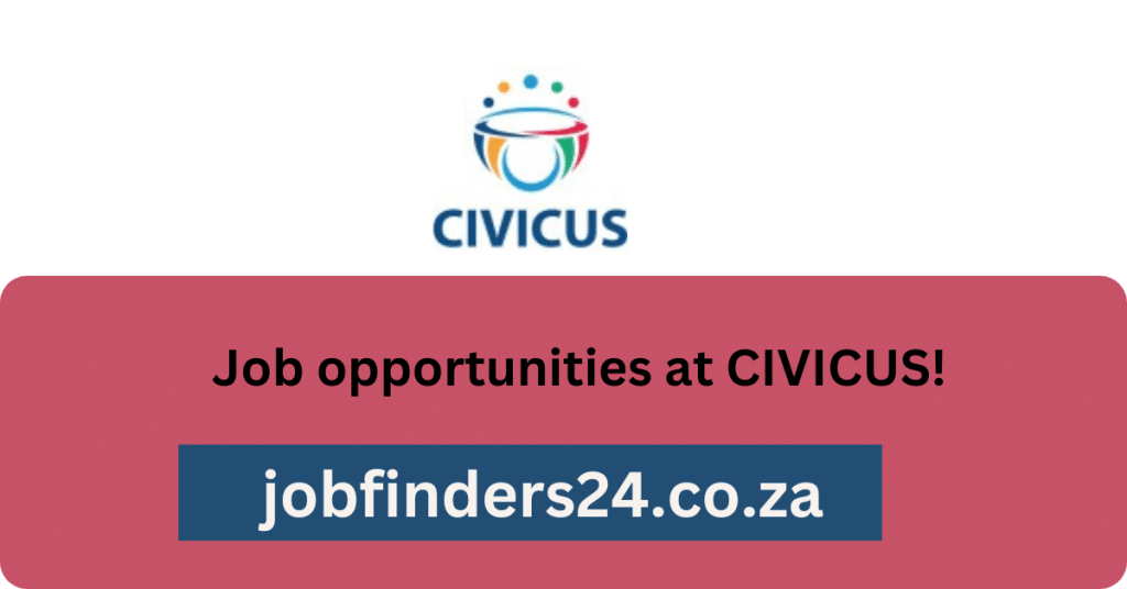 Job opportunities at CIVICUS 1