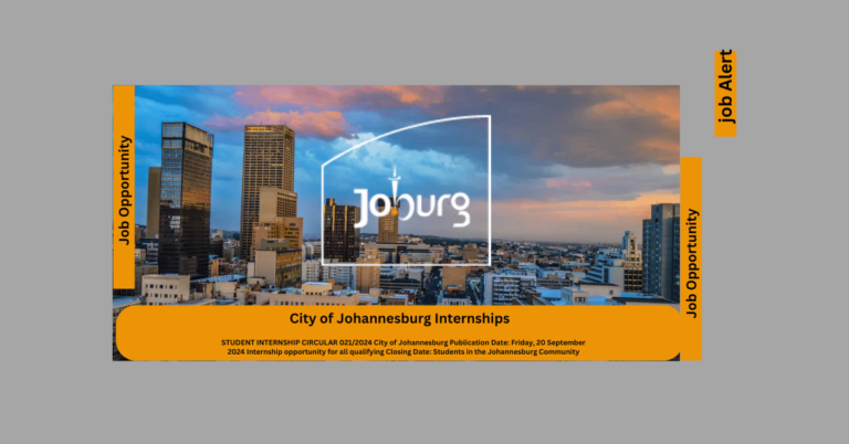Public Housing Internship City of Johannesburg