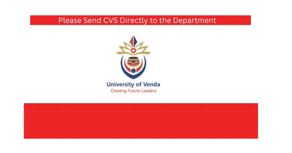 University of Venda Vacancies Positions