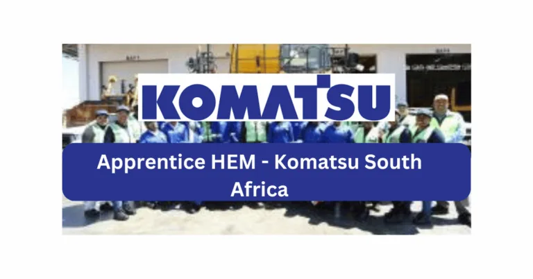 Apprentice HEM – Komatsu South Africa (Apply Now)