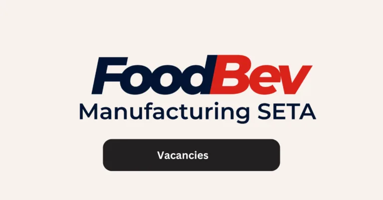 Food and Beverages SETA Bursaries 2024/2025 Academic Year