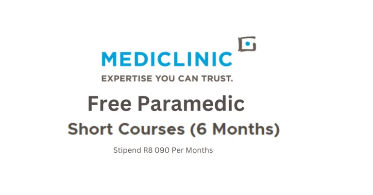 Free Mediclinic Healthcare Paramedic Training Programmes