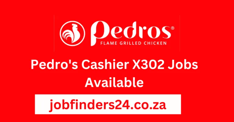 Pedro’s Cashier X302 Jobs Available