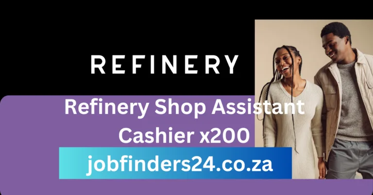 Refinery Shop Assistant Cashier x200