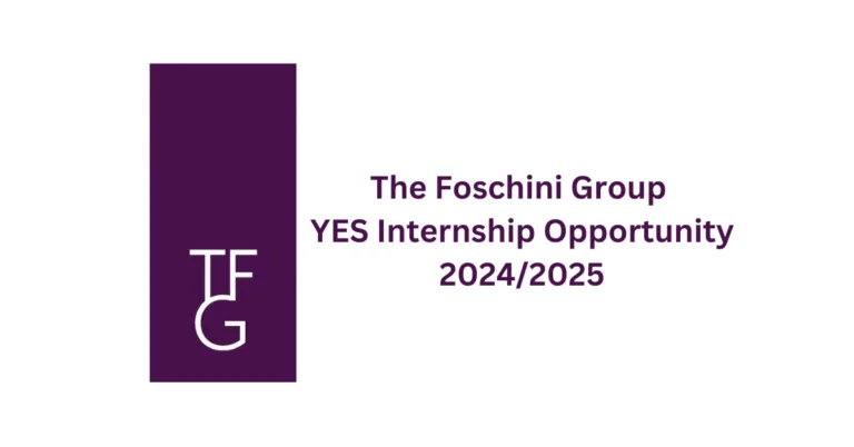 The Foschini Group YES Internship Opportunity 2024/2025