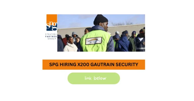 X200 Gautrain Security Guards Wanted ! – SPG