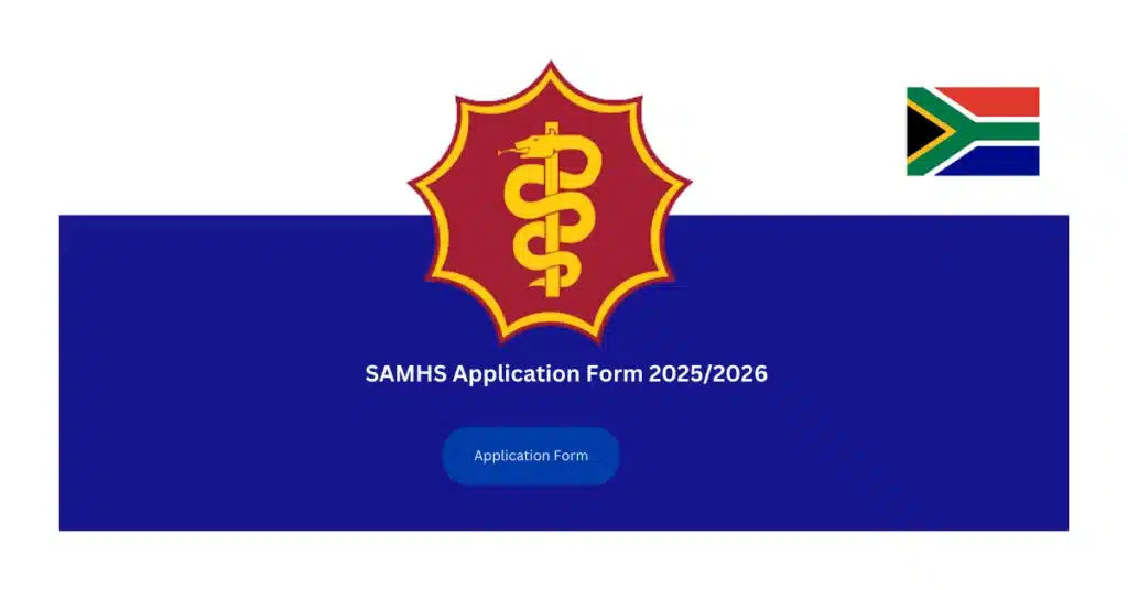 SAMHS Application Form 2025/2026