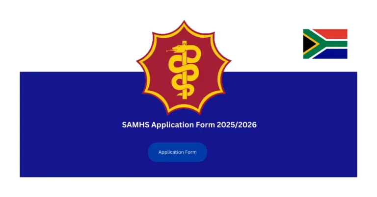 How to Apply for the South African Military Health Services (SAMHS) 2025/2026