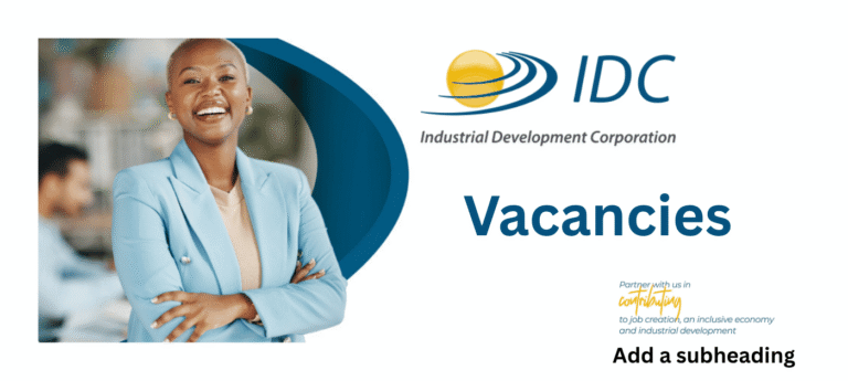 IDC Vacancies: Portfolio Administrator (Job Ref: IDC00561)