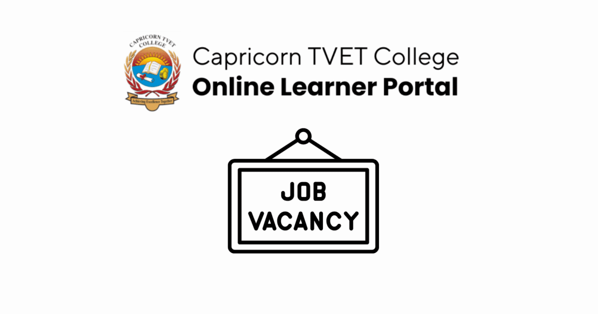 Capricorn TVET College job vacancies 2025