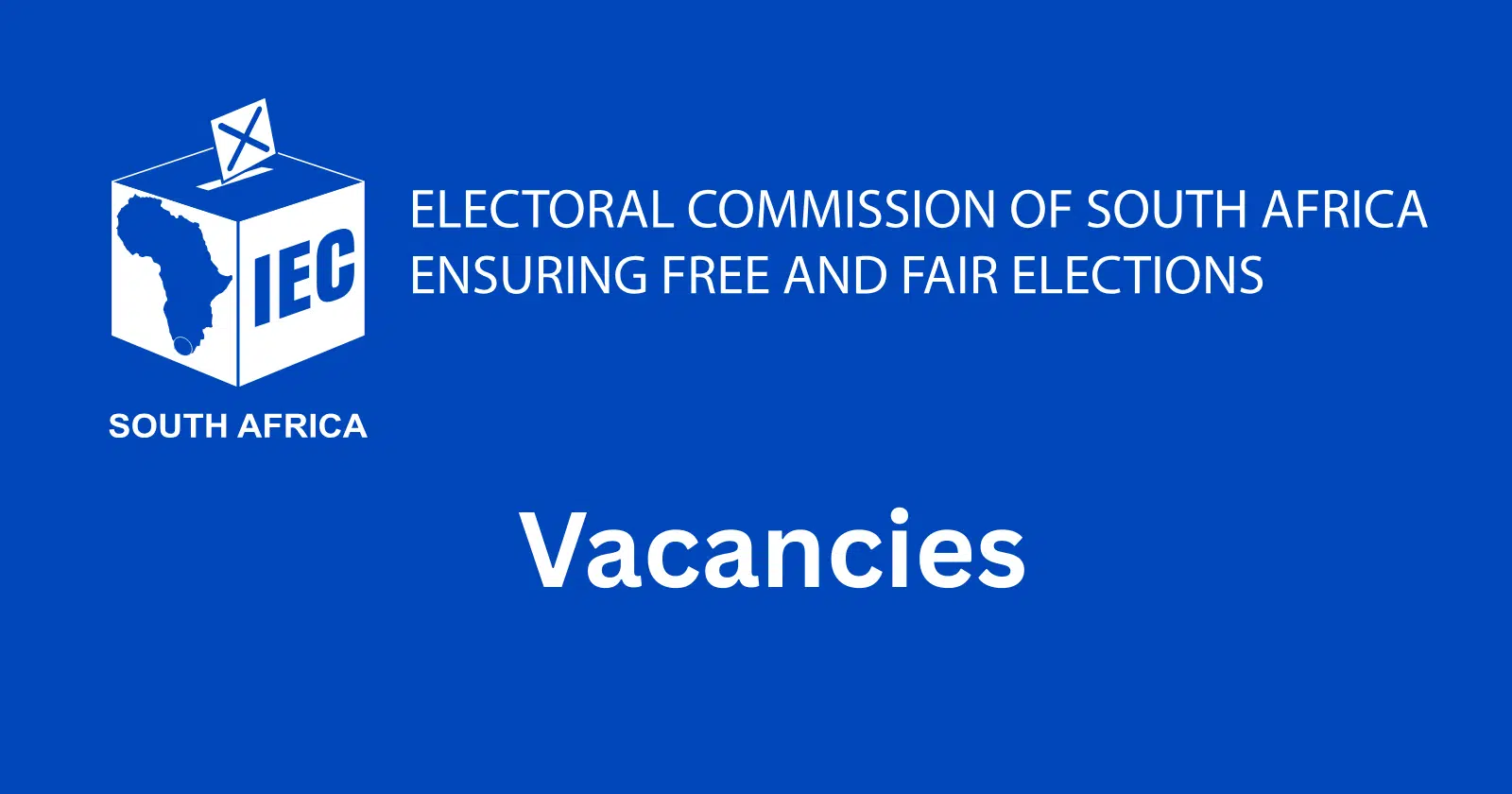 IEC vacancies 2025 job opportunities South Africa