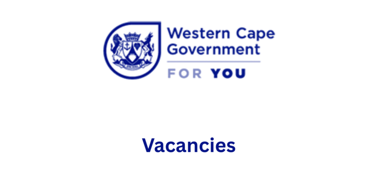 Western Cape Government Vacancies 2025 – Apply Online