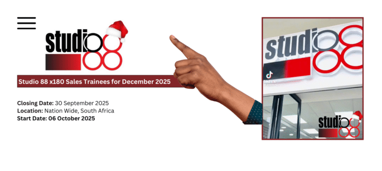 Studio 88 x180 Sales Trainees for December 2025