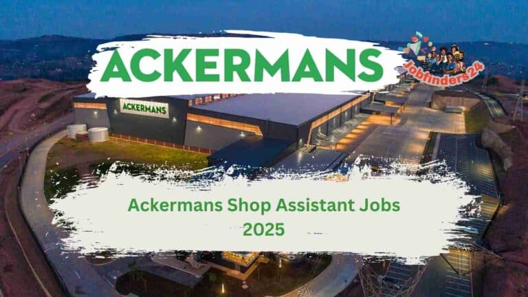 Ackermans Shop Assistant/Cashier P27 Jobs 2025
