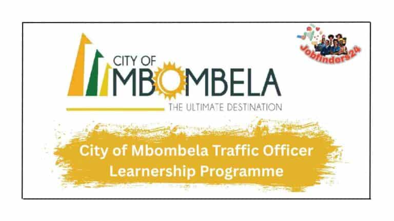 City of Mbombela Traffic Officer Learnership Programme 2025/2026