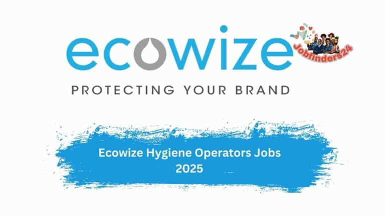 Ecowize Hygiene Operators Jobs 2025 – Bloemfontein