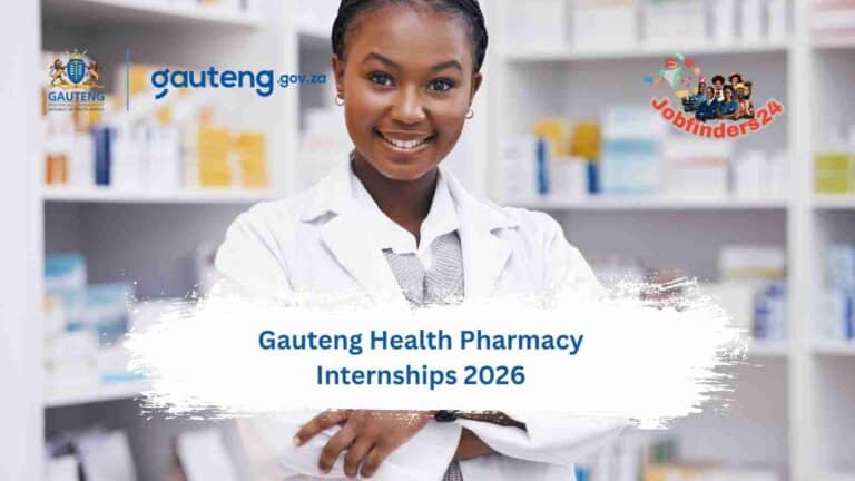Gauteng Health Pharmacy Internships 2026