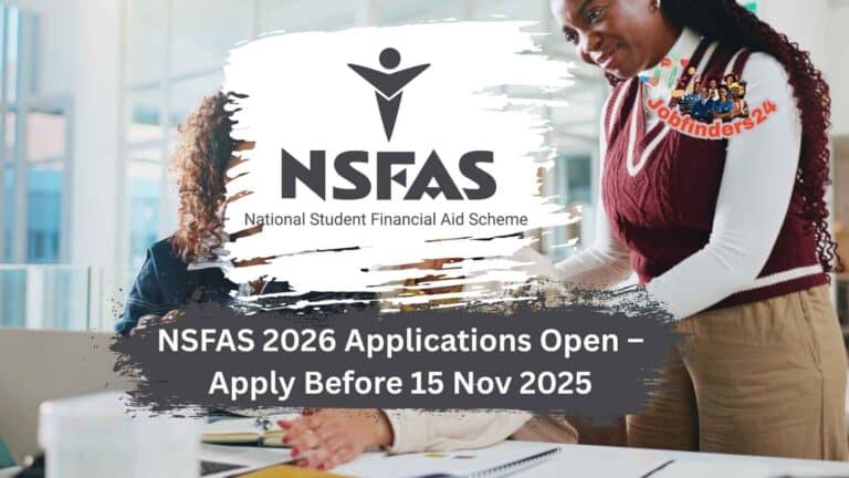 NSFAS 2026 Applications Now Open – Apply Before 15 November 2025