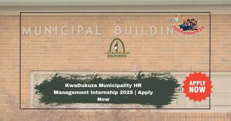 KwaDukuza Municipality Human Resources Management Internship 2025