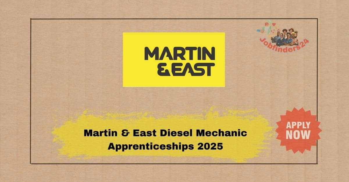Martin & East Diesel Mechanic Apprenticeship 2025 in Cape Town