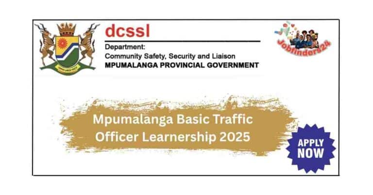 Mpumalanga Basic Traffic Officer Learnership 2025