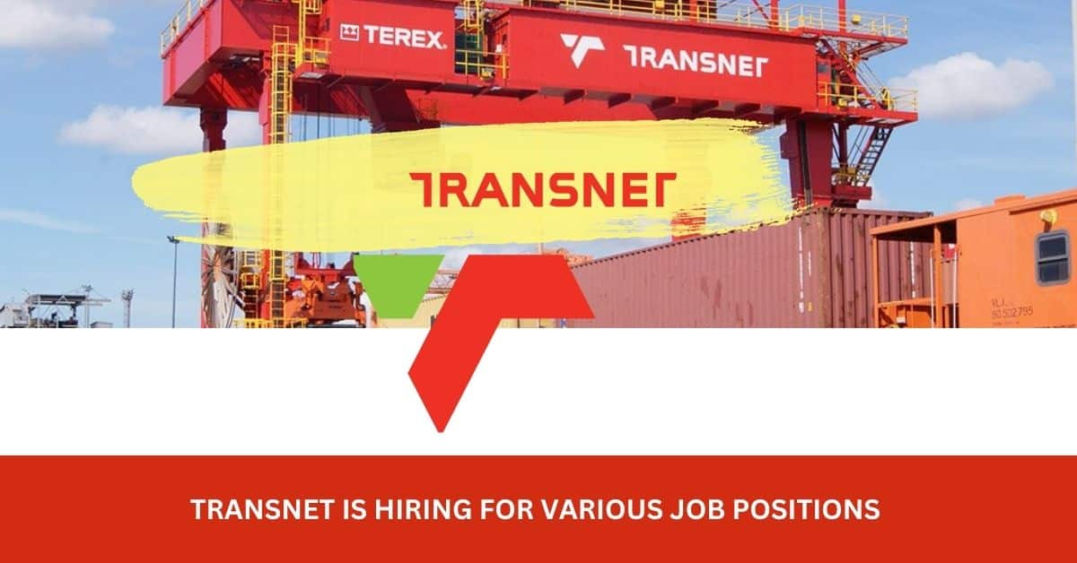 Transnet recruitment 2026 showcasing various job opportunities across South Africa