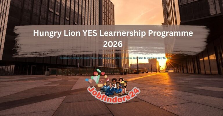 Hungry Lion YES Learnership 2026