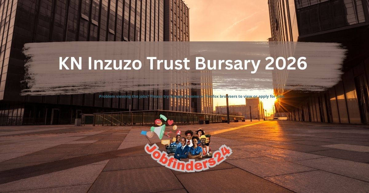 KN Inzuzo Trust Bursary 2026 applicant