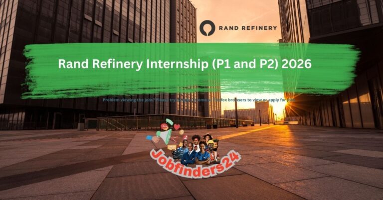 Rand Refinery Internship (P1 and P2) 2026