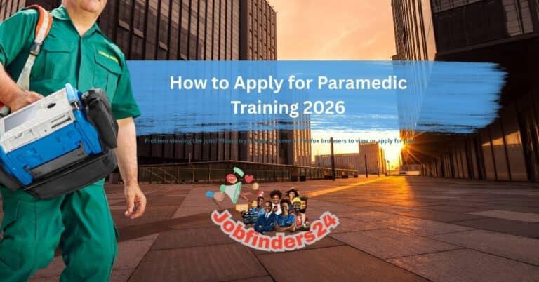How to Apply for Paramedic Training 2026