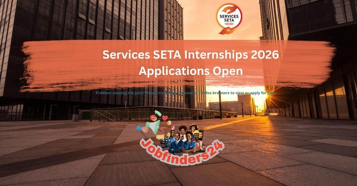 Services SETA internships 2026 application South Africa
