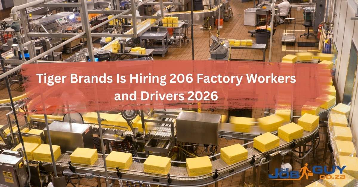 Tiger Brands factory workers and drivers recruitment 2026