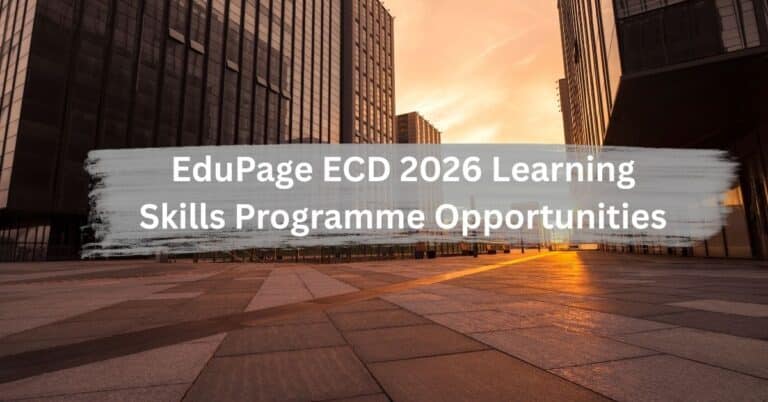 EduPage ECD 2026 Learning Skills Programme Opportunities