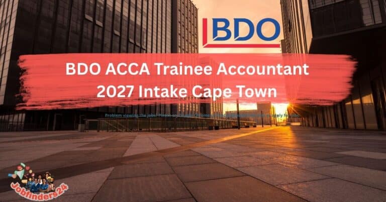 BDO ACCA Trainee Accountant 2027 Intake